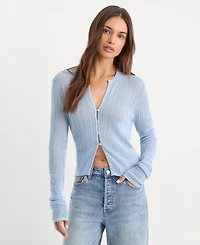 Good American Women's Long-Sleeve Cardigan