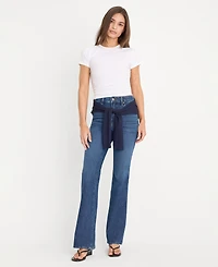 Good American Women's Classic High-Rise Bootcut Jeans