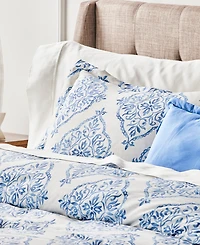 Anne Klein Louisa Rayon Blend 4-Piece Comforter Set, Twin