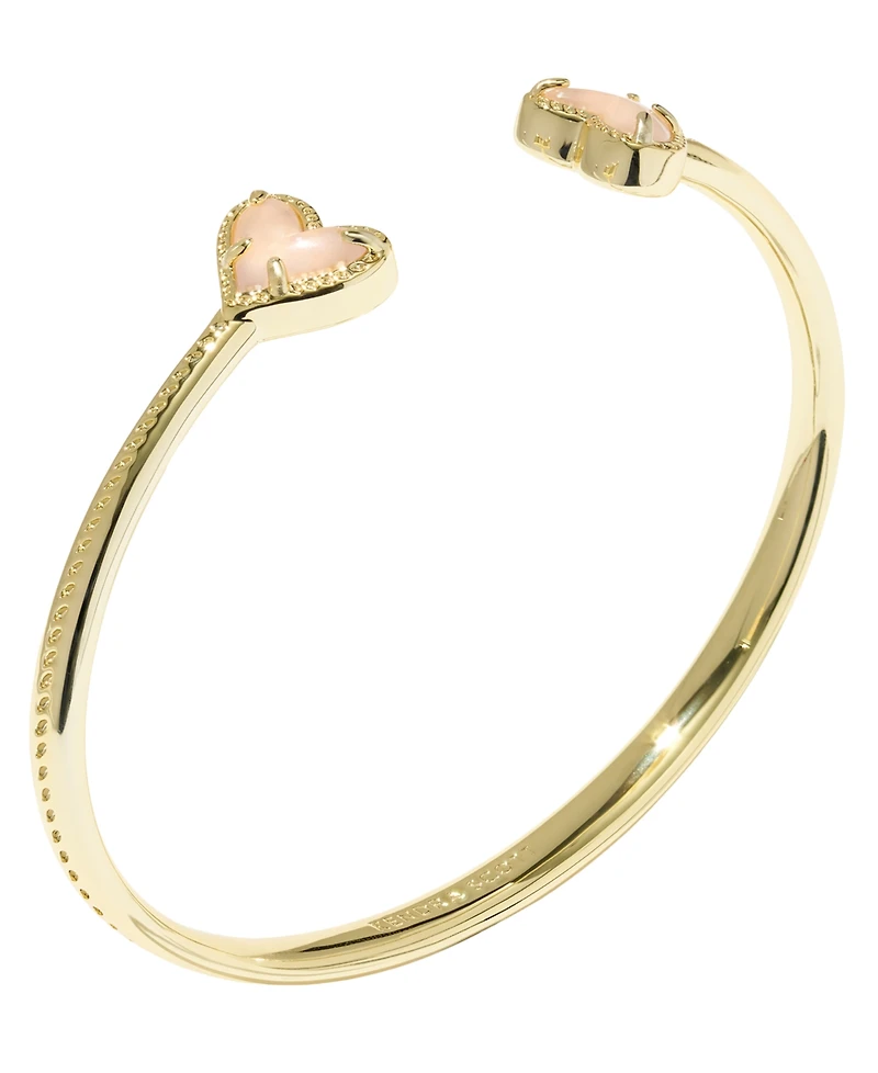 Kendra Scott Framed Ari Dichroic Glass Heart Cuff Bracelet