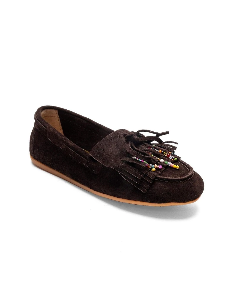 Forever & Always Shoes Women's Evelyn Leather Loafer