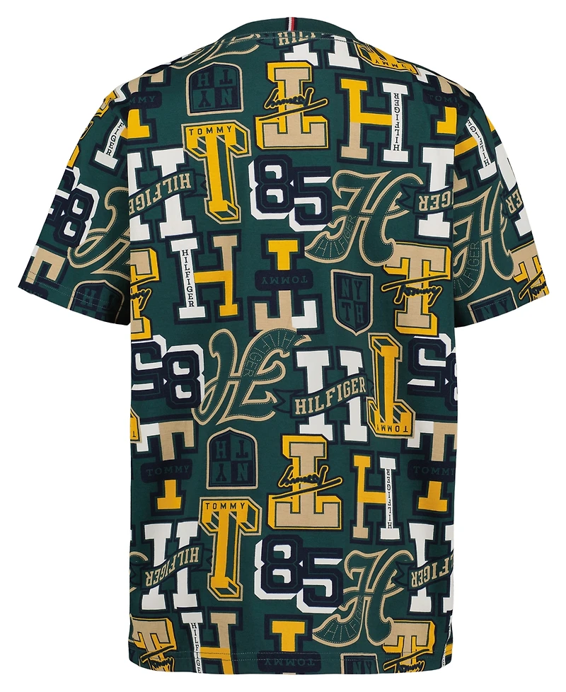Tommy Hilfiger Boys' 8-20 Logo Print Short-Sleeve T-Shirt