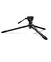 Manfrotto 500X Fluid Video Head with One Aluminum Hybrid Video Tripod