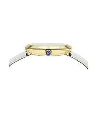 Porsamo Bleu Women's Monroe Genuine Leather Gold Tone and Watch 1491CMOL