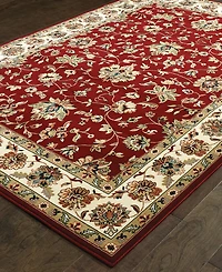 Closeout! Oriental Weavers Kashan 4929R Red/Ivory 7'10" x 10'10" Area Rug