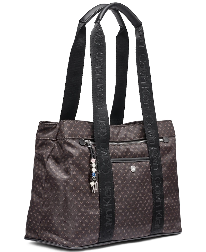 Calvin Klein Caius Magnetic Large Tote Handbag