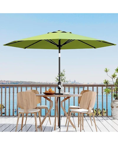 gaomon 10 Ft Outdoor Table Patio Umbrella, Waterproof Uv Protection for Garden, Backyard, Poolside
