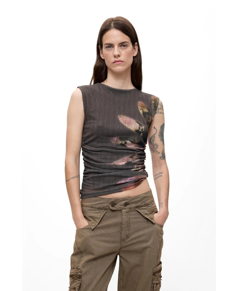 Desigual Women's Sleeveless Knit T-shirt