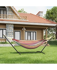 gaomon Portable Double Hammocks with Carrying Bag for Outside, 450 lbs Capacity