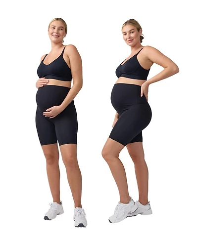 Ingrid + Isabel Maternity Contour Bike Short Bundle 2-Pack