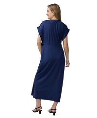 Ingrid + Isabel Maternity Short Sleeve Wrap Knit Dress