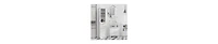 Busdays White Slim Tall Bathroom Storage Cabinet Narrow Linen Tower with Acrylic Door Drawer and Shelves
