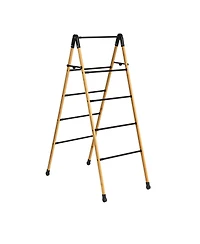 Household Essentials Bamboo V-Shaped Folding Clothes Drying Rack