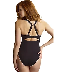 Panache Lingerie Women's Aurora Lara Underwire Plunge One Piece Swimsuit
