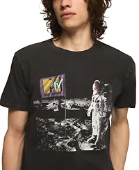Lucky Brand Men's Mtv Moon Man Graphic T-Shirt