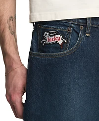 Lucky Brand Men's 11" Baggy Dark Matter Denim Shorts