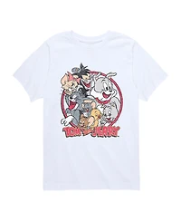 Tom & Jerry Boys' 8-20 Laughing Friends Short-Sleeve Graphic T-Shirt
