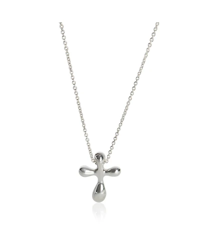 Pre-Owned Tiffany & Co Sterling Silver Elsa Peretti Cross Pendant