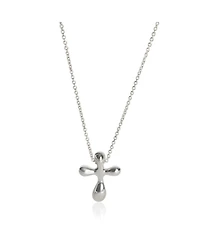 Pre-Owned Tiffany & Co Sterling Silver Elsa Peretti Cross Pendant
