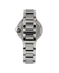 Pre-Owned Cartier Ballon Bleu de Cartier Automatic Watch in Stainless Steel with Diamond Markers 33mm