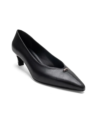 Prologue Shoes Versay Pointed Toe Kitten Heel Pump