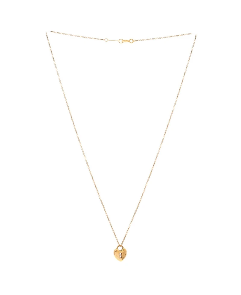 Pre-Owned Tiffany & Co Heart Lock Pendant Necklace