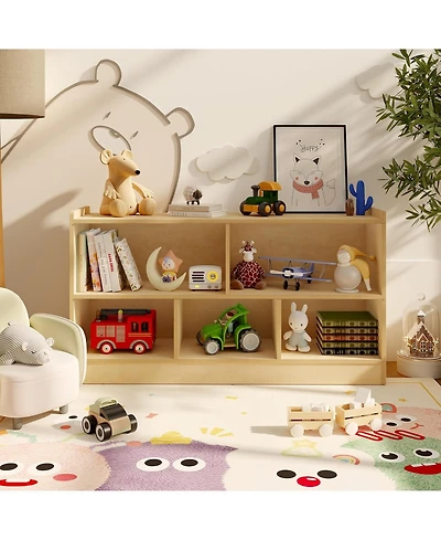 gaomon 5-Section 2-Tier Toy Storage Organizer