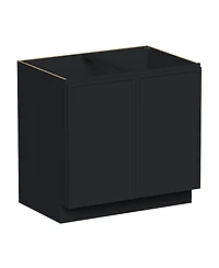 Boyel Living 36 Inc Wide Full Height Door Base Cabinet, Ready to Assemble Kitchen Cabinet with Solid Wood Frame, Soft-Close Slides and Hinges