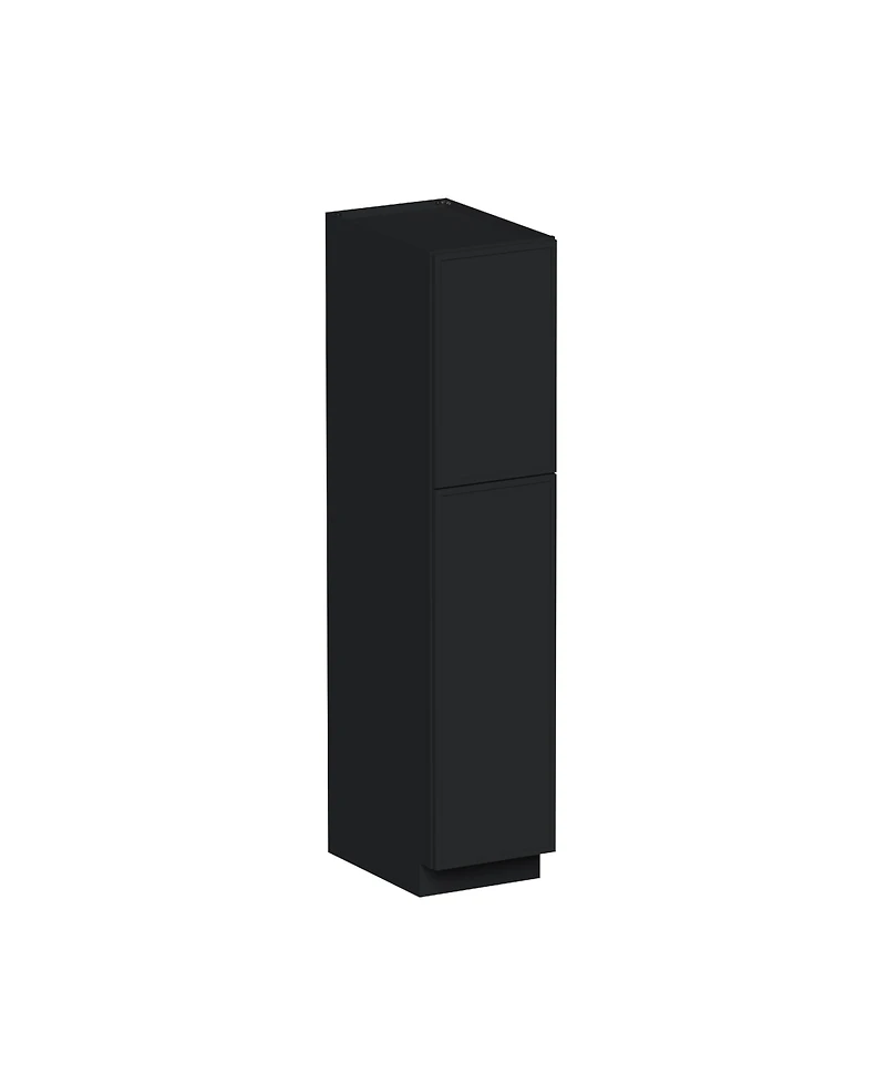 Boyel Living 84 Inch Hight Pantry Cabinet 2 Doors 4 Shelves, Ready to Assemble Kitchen Cabinet with Solid Wood Frame, Soft-Close Slides and Hinges