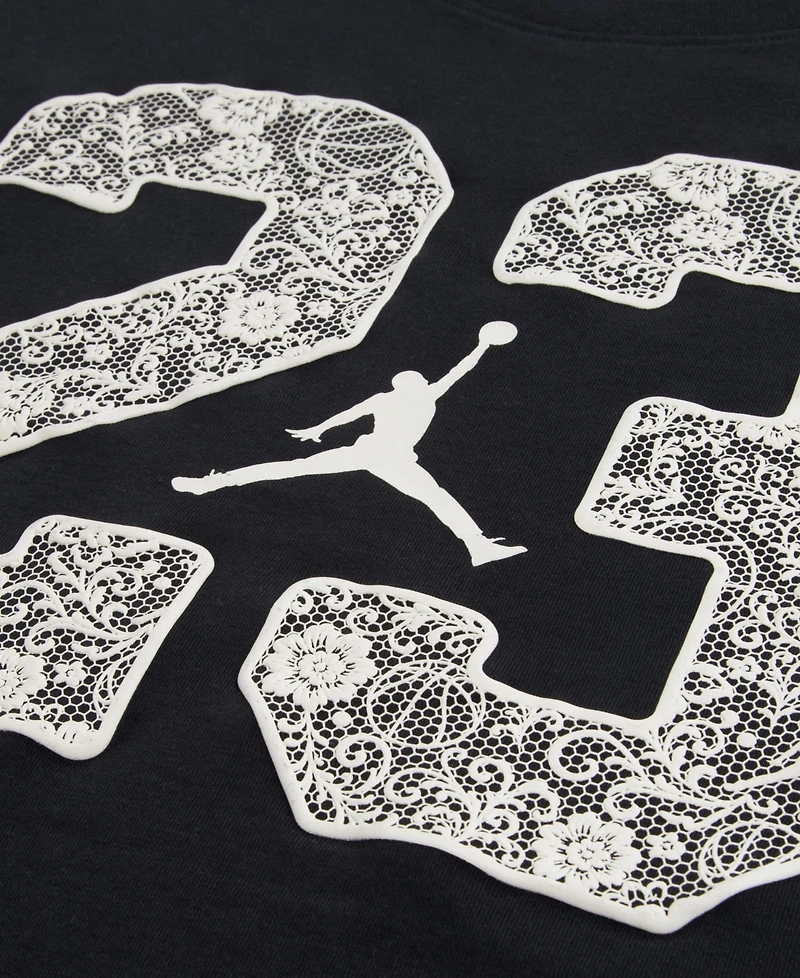 Jordan Girls' 7-16 Lace 23 Graphic Short-Sleeve T-Shirt