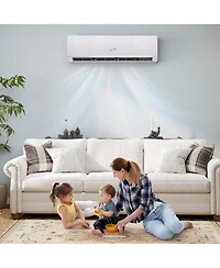 Costway 18000 Btu Mini Split Air Conditioner and Heater 25 SEER2 208-230V Ac Unit