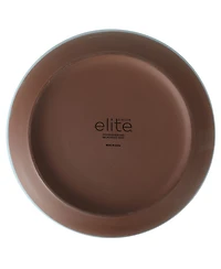 Gibson Home William Crest 4 Piece Dinner Bowl Set, 8.5 inch Round Reactive Stoneware Bowls, Large Soup, Pasta & Salad Bowls
