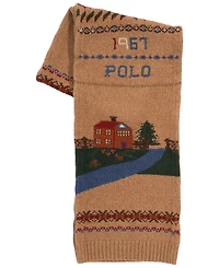 Polo Ralph Lauren Men's Knit Sampler Print Scarf