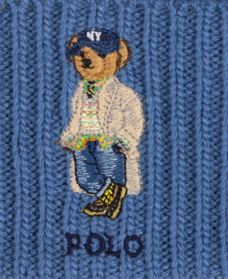 Polo Ralph Lauren Men's Litchfield Bear Beanie Hat