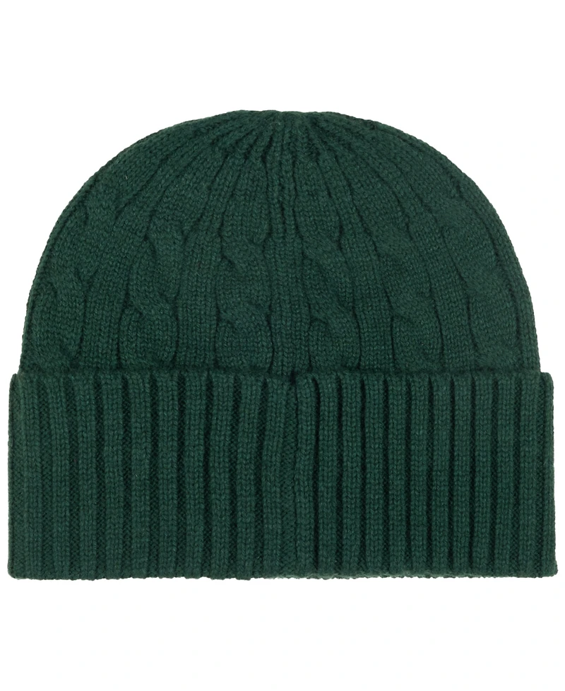 Polo Ralph Lauren Men's Cable Litchfield Bear Beanie Hat