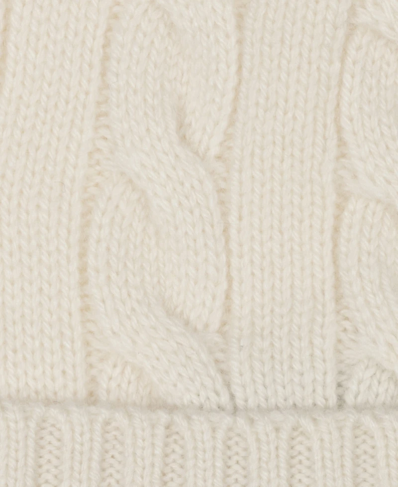 Polo Ralph Lauren Men's Cashmere Blend Cable Beanie Hat