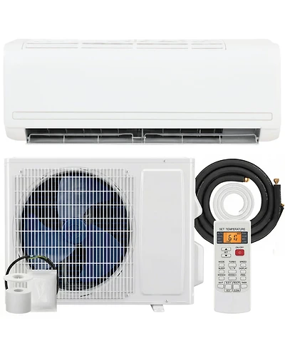 Homcom 12000 Btu Mini Split Air Conditioner, 22 SEER2 115V Ductless Ac Unit
