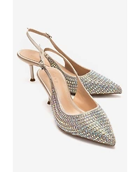 Prologue Shoes women's Yasmina Embellished Stiletto Pump