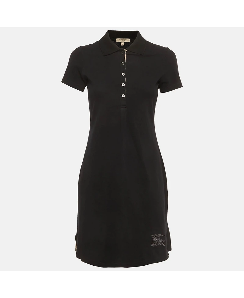 Pre-Owned Burberry Women's Pique Polo T-Shirt Dress
