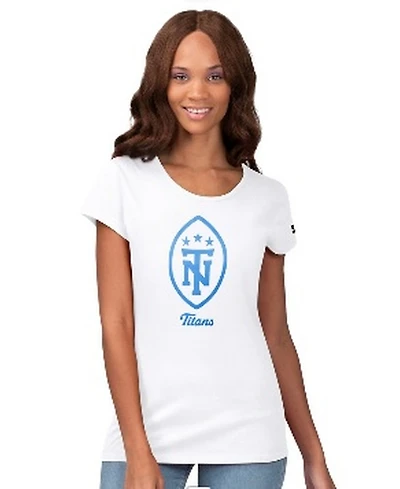 Starter Women's White Tennessee Titans Endzone T-Shirt