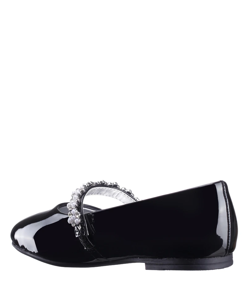 Nina Girls Metallic Ballet Dress Shoe
