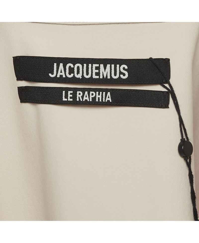 Pre-Owned Jacquemus Women's Twill La Robe Camisa Mini Shirt Dress