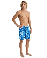 Spyder Men's Patchwork Palm Printed 7" Volley Swimsuit
