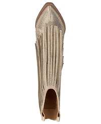 Jessica Simpson Paredisa Rhinestone Fringe Cowboy Booties