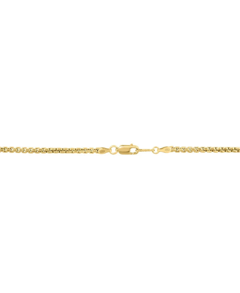 Effy Collection Men's Diamond (2/5 ct. t.w.) & Onyx (22.5x16mm) Pendant Necklace in 14k Yellow Gold-Plated Sterling Silver