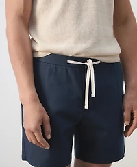 Mango Men's Cotton Lyocell 6.69" Bermuda Shorts