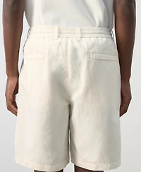 Mango Men's Linen Lyocell 8.27" Shorts