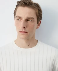 Mango Men's Cotton Fine-Knit Sweater