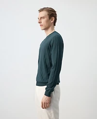 Mango Men's Cotton Fine-Knit Sweater