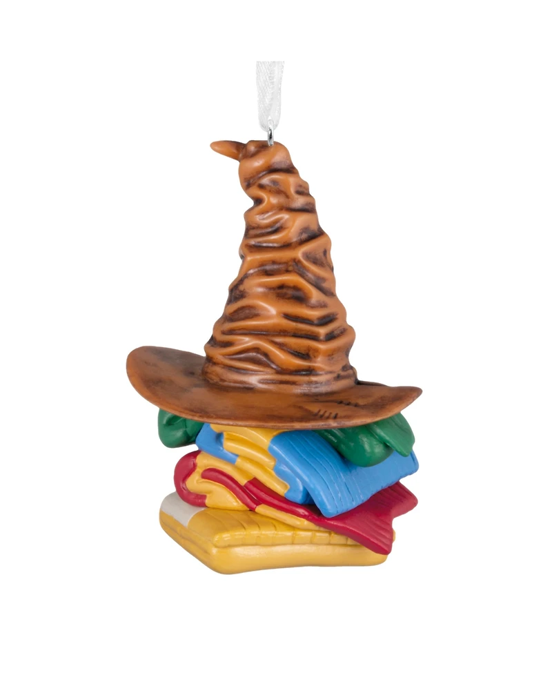 Hallmark Christmas Ornament Harry Potter Sorting Hat and House Scarves